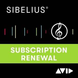 AVID Sibelius 1Y Subscription - Renewal (Digitális termék) kép
