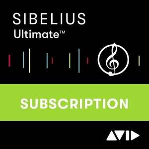 AVID Sibelius Ultimate 1Y Subscription (Digitális termék) kép