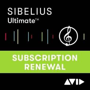 AVID Sibelius Ultimate 1Y Subscription (Renewal) (Digitális termék) kép