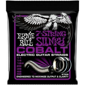 Ernie Ball 2729 Cobalt 7-String Power Slinky kép
