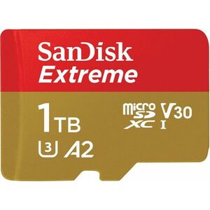 SanDisk microSDXC 1 TB Extreme + Rescue PRO Deluxe + SD adapter kép