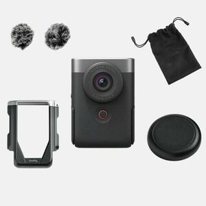 Canon PowerShot V10 Advanced Vlogging Kit ezüst színben kép