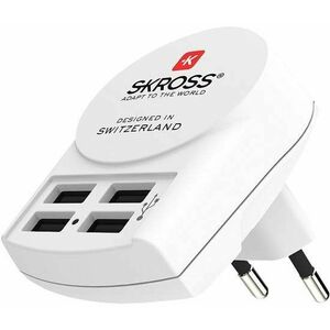 SKROSS euro USB, 4800mA, 4x USB kimenet kép