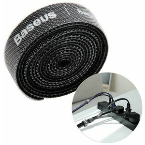 Baseus Rainbow Circle Velcro Straps 3m Black kép