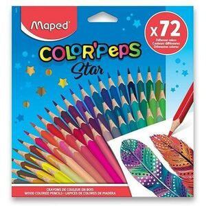 Maped Color' Peps háromszög alakú, 72 szín kép