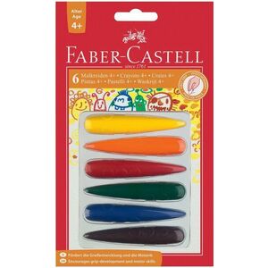 Faber-Castell marokba fogható műanyag ceruzák tenyérbe, 6 szín kép