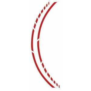 FOLIATEC - RACING kerék öntapadós vonal - piros kép