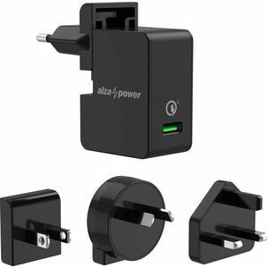 AlzaPower T200 Travel Charger - fekete kép