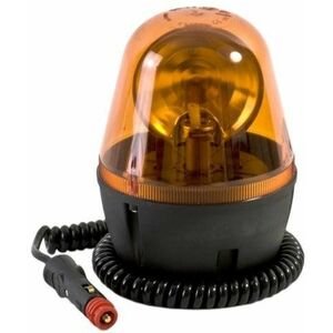 ACI H1 12/24 V výstražný maják oranžový s 3 metrovým kabelem zakončeným zástrčkou, magnetické upevně kép