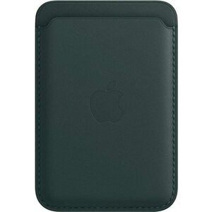 Apple MagSafe-rögzítésű iPhone-bőrtárca - erdőzöld kép