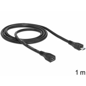 Delock USB micro-B apa > micro-B anya hosszabbító kábel, 1 m kép