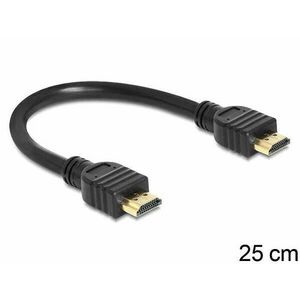 Delock nagy sebességű HDMI Ethernet - A kábel, apa / apa, 25 cm kép