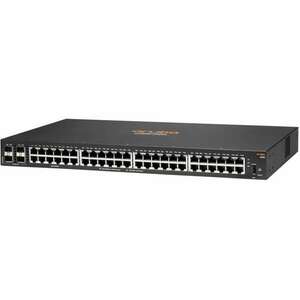 Aruba 6100 48G 4SFP+ Managed L3 Gigabit Ethernet 1U Fekete switch kép