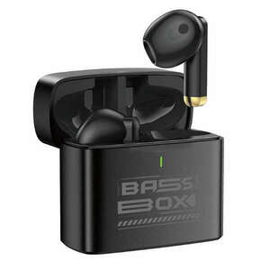 Wireless earphones TWS Foneng BL128, Bluetooth 5.2 (black) kép
