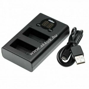 Dupla USB akkutöltő Panasonic DMW-BLC12 kép
