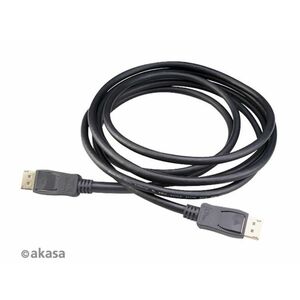 Akasa 8K Displayport kábel, 3m (AK-CBDP23-30BK) fekete kép