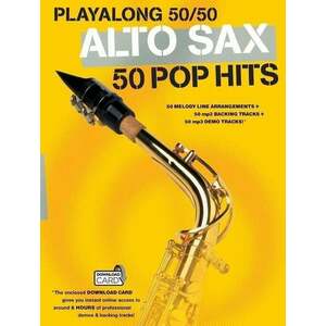 Hal Leonard Playalong 50/50: Alto Sax - 50 Pop Hits Kotta kép