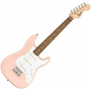 Fender Squier Mini Stratocaster IL Shell Pink kép