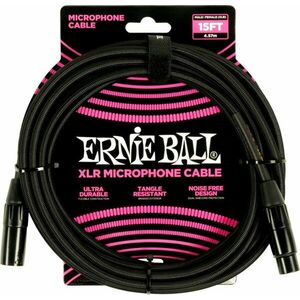 Ernie Ball 6391 Fekete 4, 5 m kép