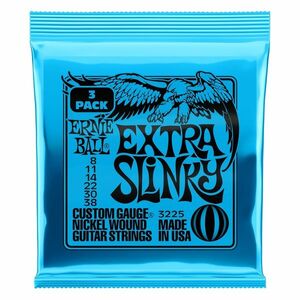 Ernie Ball 3225 Nickel Wound Strings Extra Slinky 3 Pack kép