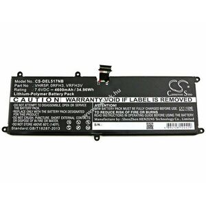 Helyettesítő akku Dell típus T04E kép