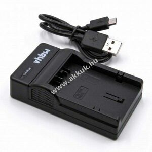 Helyettesítő micro USB-s akkutöltő Panasonic CGR-S001E, DMW-BCA7 kép