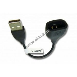 USB töltőkábel FitBit One fekete (10cm) kép