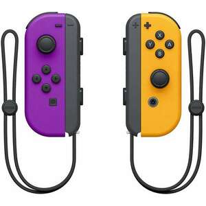 Nintendo Switch Joy-Con Neon Purple/ Neon Orange Vezeték nélküli... kép