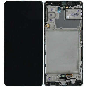 Samsung A426 /M426 Galaxy A42 / M42 5G fekete gyári LCD+érintőpanel kerettel kép