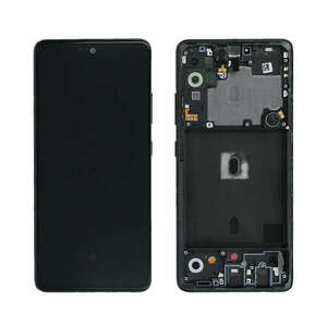 Samsung A516 Galaxy A51 5G fekete gyári LCD+érintőpanel kerettel kép