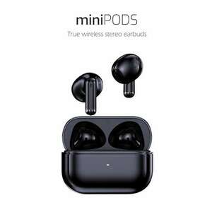 Swissten Minipods bluetooth TWS fülhallgató, fekete kép