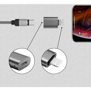 Swissten plug&play adapter lightning to USB-C kép