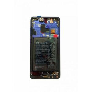 Huawei Mate 20 gyári LCD + érintőpanel lila (Twilight / Purple) kerettel, akkumulátorral kép