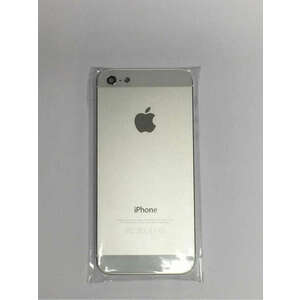 iPhone 5 5G fehér (silver) készülék hátlap/ház/keret kép