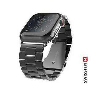 Swissten Apple Watch fém szíj, 38-40 mm, fekete kép