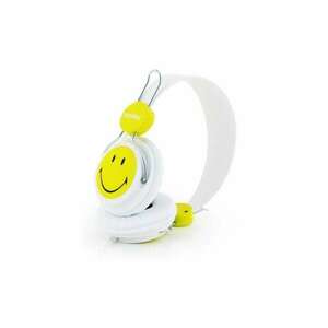 Smiley fejhallgató "fehér-sárga" kép