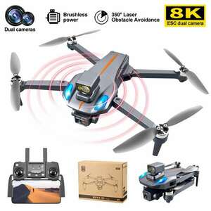SLX K911 MAX GPS Drón, akadályelkerülő objektívvel, 2 kamerával 4... kép