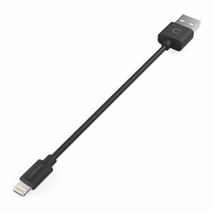 Cable USB to Lightning Cygnett 12W 0.1m (black) kép