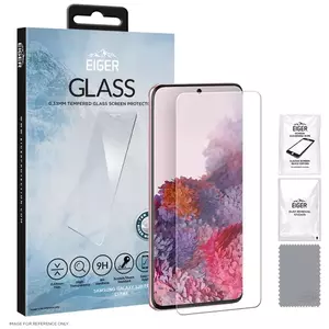 TEMPERED KIJELZŐVÉDŐ FÓLIA Eiger GLASS Tempered Glass Screen Protector for Samsung Galaxy S20 FE in Clear kép