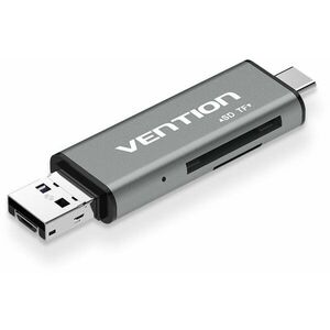 Vention USB2.0 Multi-function Card Reader Gray kép