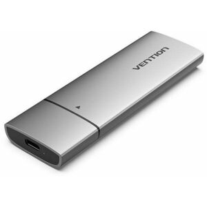 Vention M.2 NVMe SSD Enclosure (USB 3.1 Gen 2-C) Gray Aluminum Alloy Type kép