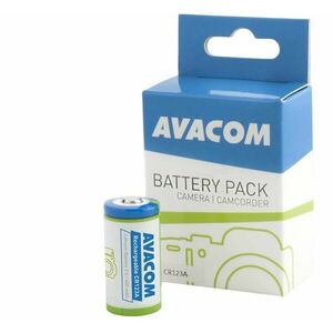 Avacom CR123A tölthető elem 3 V 450 mAh 1, 35 Wh kép