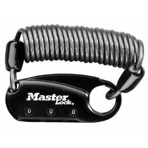 Master Lock Karabina s navíjecím kabelem 1551EURDBLK Master Lock kép