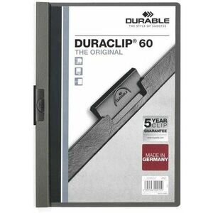 Durable Duraclip A4, 60 lap, antracit kép