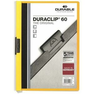 Durable Duraclip A4, 60 lap, sárga kép