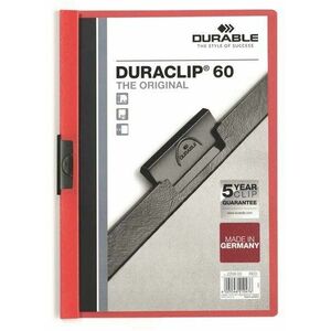 Durable Duraclip A4, 60 lap, piros kép