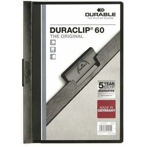 Durable Duraclip A4, 60 lap, fekete kép