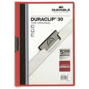 Durable Duraclip A4, 30 lap, piros kép