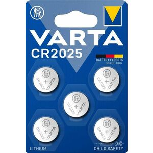 VARTA Speciális lítium elem CR 2025 - 5 db kép