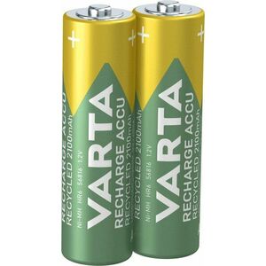 VARTA Recharge Accu Recycled Tölthető elem AA 2100 mAh R2U 2 db kép